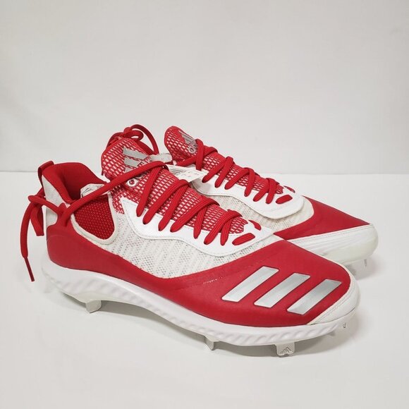 Adidas Men\'s Icon‎ V Bounce Iced Out Metal Baseball Cleats, Red - Size US 12 main image 8